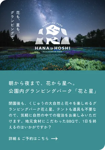 グランピングのバナー